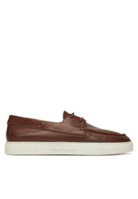 Emporio Armani Półbuty X4X662 XF849 00257 Brązowy. Kolor: brązowy. Materiał: skóra