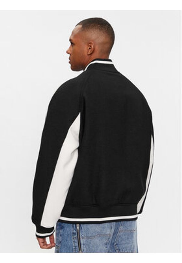 Tommy Jeans Kurtka bomber Tjm Wool Varsity Bomber DM0DM17884 Czarny Regular Fit. Kolor: czarny. Materiał: syntetyk