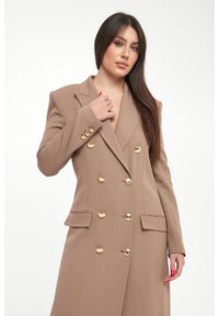 Elisabetta Franchi - Płaszcz damski z gabardyny ELISABETTA FRANCHI #4