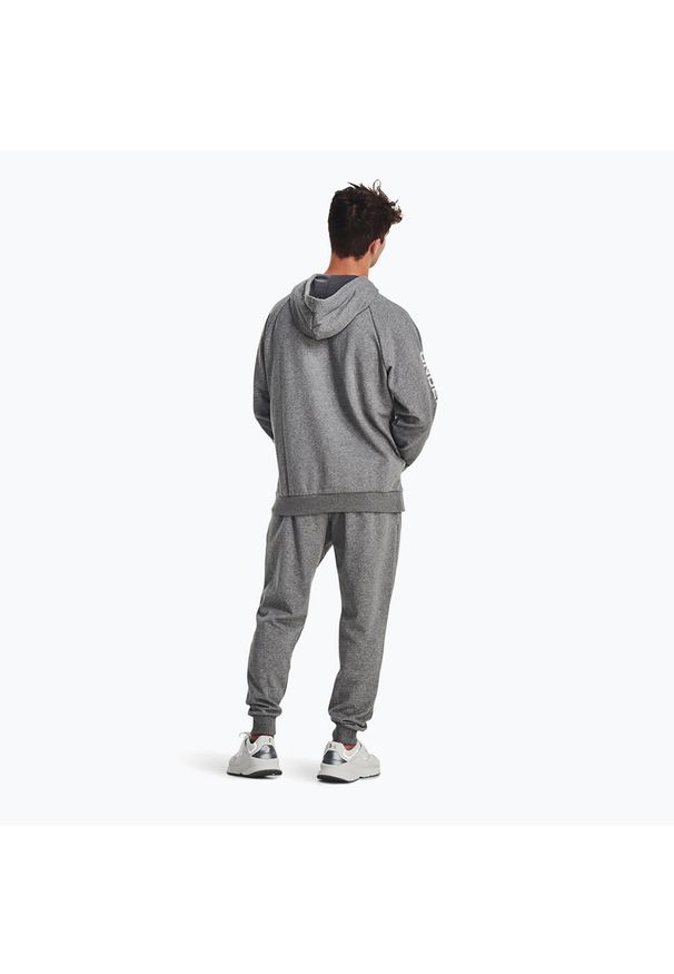 Dres męski Under Armour Rival Fleece Suit. Kolor: szary. Materiał: dresówka