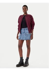 G-Star RAW - G-Star Raw Spódnica jeansowa D27703-D536 Niebieski Regular Fit. Kolor: niebieski. Materiał: bawełna #4