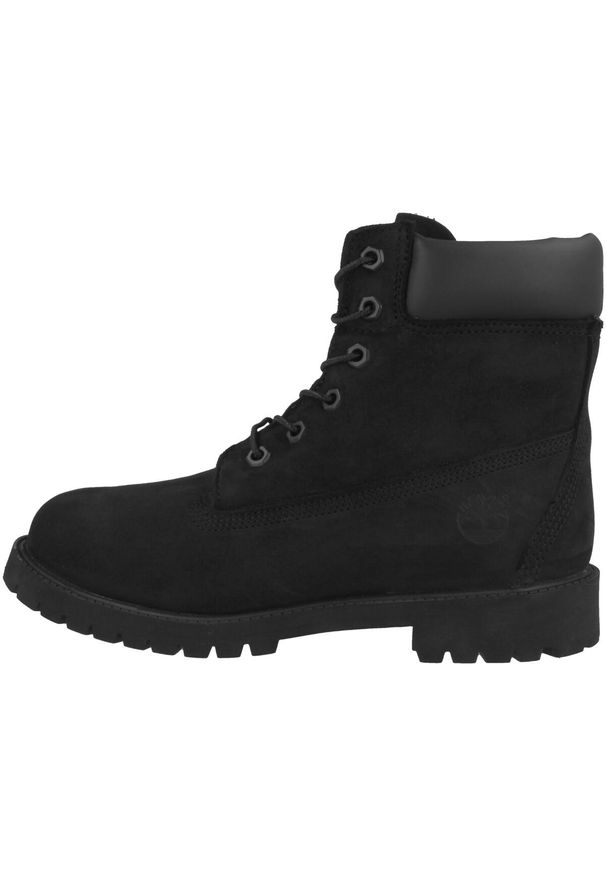 Timberland Junior 6-inch Premium Boots (36 t/m 40) Zwart 12907-39.5. Kolor: czarny. Materiał: skóra, syntetyk. Sezon: zima. Styl: sportowy