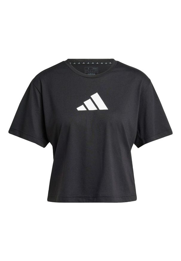 Adidas - Koszulka Train Essentials Big Logo Performance Training. Kolor: czarny. Materiał: materiał