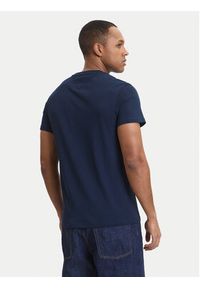 Tommy Jeans T-Shirt DM0DM22538 Granatowy Slim Fit. Kolor: niebieski. Materiał: bawełna #3