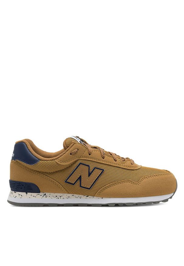 New Balance Sneakersy GC515DH Żółty. Kolor: żółty. Materiał: materiał