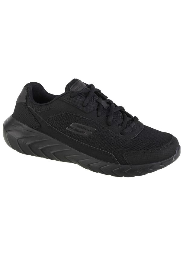 skechers - Buty do chodzenia męskie, Skechers Overhaul 2.0- Enforcer. Kolor: czarny. Sport: turystyka piesza