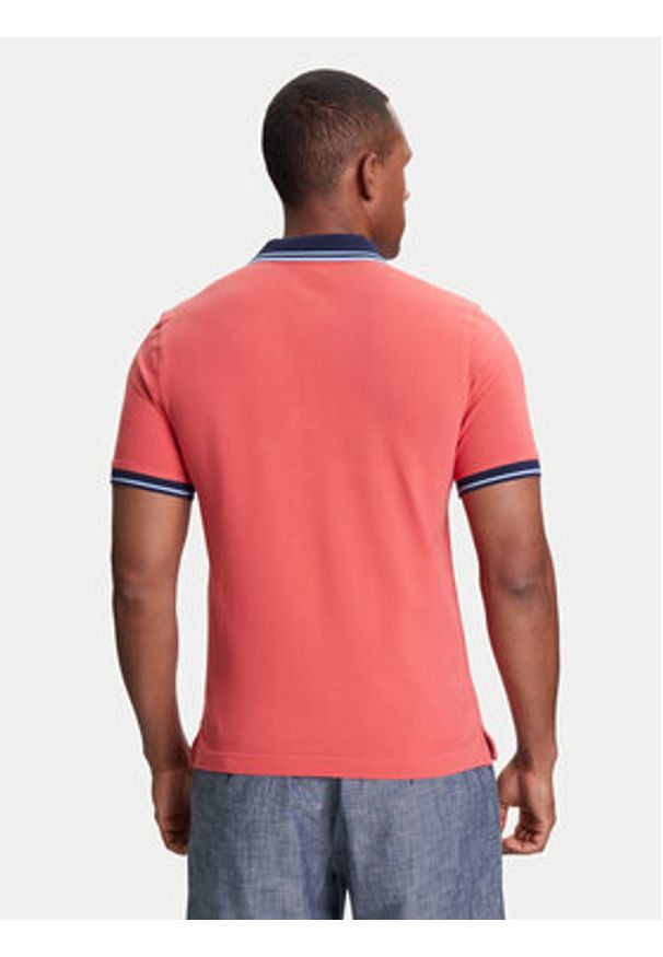 United Colors of Benetton - United Colors Of Benetton Polo 3F9HU302E Bordowy Regular Fit. Typ kołnierza: polo. Kolor: czerwony. Materiał: bawełna
