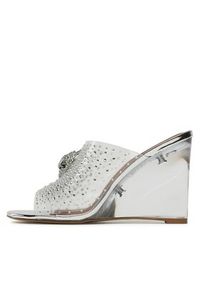 Kurt Geiger Klapki 225-Kensington Crystal Mule 9989563999 Srebrny. Kolor: srebrny