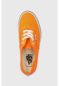 Vans tenisówki UA Authentic kolor pomarańczowy. Nosek buta: okrągły. Zapięcie: sznurówki. Kolor: pomarańczowy. Materiał: guma #5