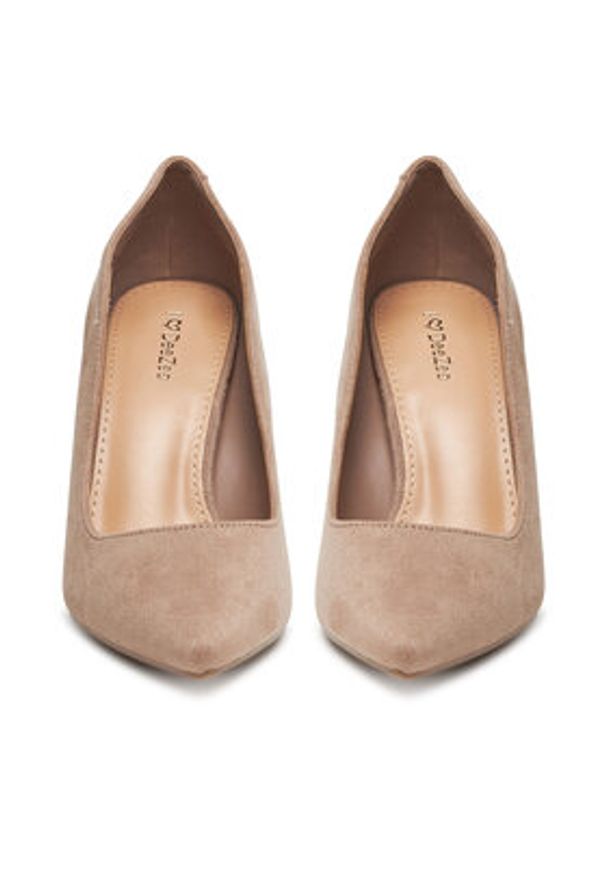 DeeZee Czółenka XLO Brązowy. Kolor: brązowy. Materiał: materiał