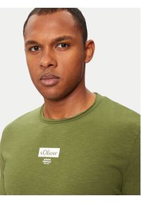 s.Oliver Longsleeve 2150055 Zielony Regular Fit. Kolor: zielony. Materiał: bawełna. Długość rękawa: długi rękaw #3