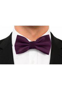 Mucha Męska w Zestawie z Poszetką - Alties - Burgundowa. Kolor: czerwony. Styl: elegancki, sportowy #4