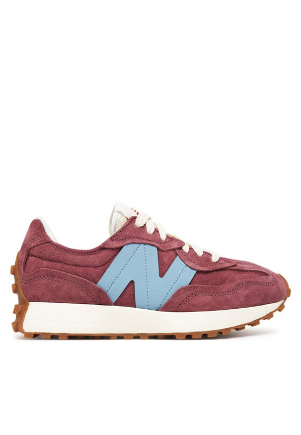 New Balance Sneakersy U327WSA Bordowy. Kolor: czerwony. Materiał: skóra