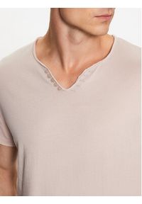 Zadig&Voltaire T-Shirt Monastir JMTN00228 Beżowy Regular Fit. Kolor: beżowy. Materiał: bawełna