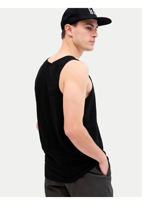 GAP - Gap Tank top 545873-00 Czarny Regular Fit. Kolor: czarny. Materiał: bawełna