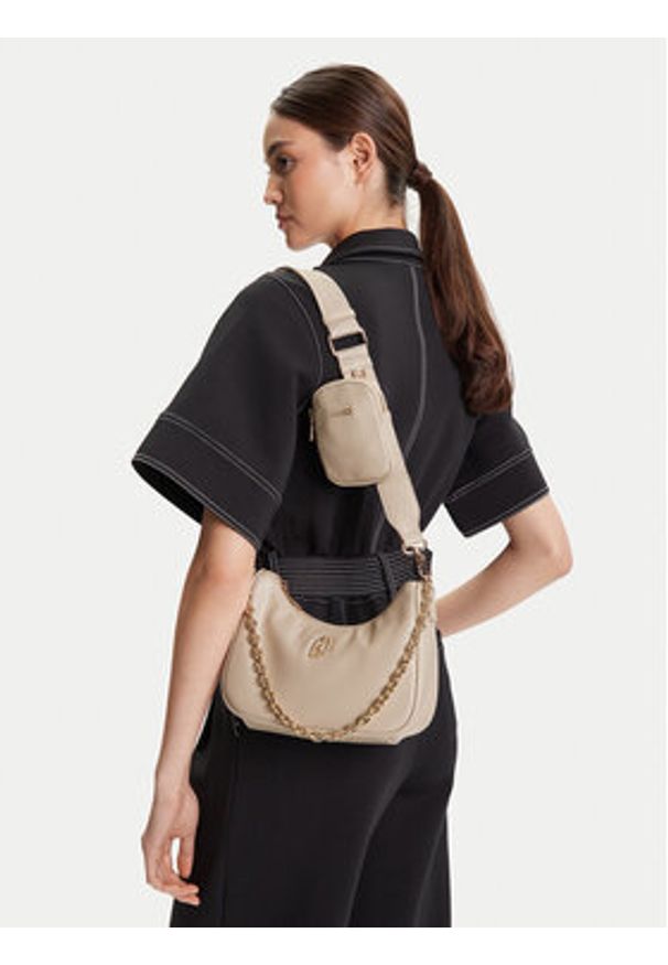 Liu Jo Torebka S Hobo AF5180 E0077 Beżowy. Kolor: beżowy. Materiał: skórzane