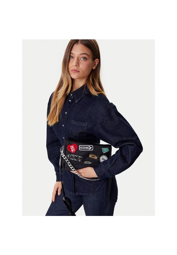 Torebka DKNY. Kolor: czarny