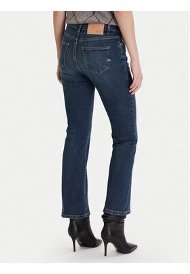 ViCOLO Jeansy DF5102 Niebieski Bootcut Fit. Kolor: niebieski