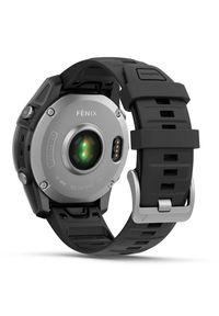 GARMIN - Garmin Fenix E 47mm Srebrny. Kolor: srebrny. Materiał: włókno. Styl: sportowy, militarny #9