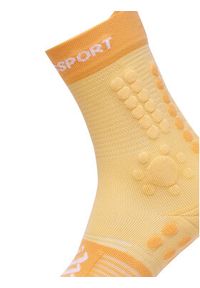 Compressport Skarpety wysokie unisex Pro Racing Socks v4.0 Trail XU00048B Żółty. Kolor: żółty. Materiał: materiał, poliamid #3