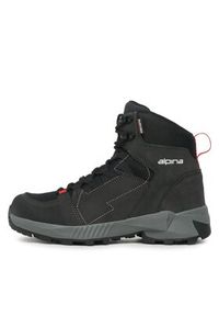 Alpina Trekkingi Tacker Mid 627D-2 Czarny. Kolor: czarny. Materiał: skóra. Sport: turystyka piesza