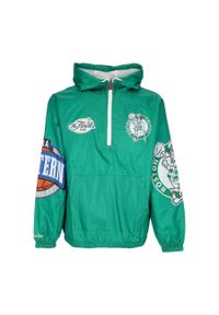 Mitchell & Ness - Kurtka wodoodporna Boston Celtics Team OG 2.0. Kolor: zielony. Materiał: nylon #1