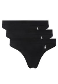 Polo Ralph Lauren Komplet fig klasycznych z wysokim stanem 4P0710 Czarny. Stan: podwyższony. Kolor: czarny. Materiał: bawełna #1