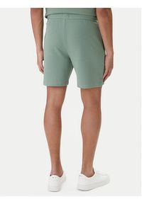 BOSS Szorty sportowe Waffle 50535884 Zielony Regular Fit. Kolor: zielony. Materiał: bawełna. Styl: sportowy #4
