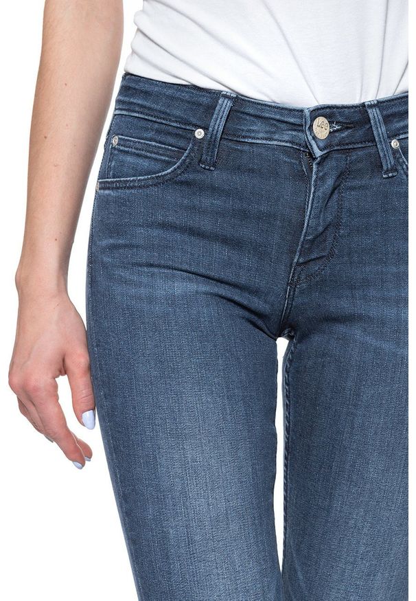 Lee - SPODNIE DAMSKIE LEE SCARLETT CROPPED SITKA WORN IN L30CLSJQ 112106360