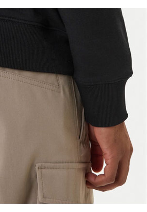 Napapijri Bluza B-Box NP0A4H96 Czarny Relaxed Fit. Kolor: czarny. Materiał: bawełna