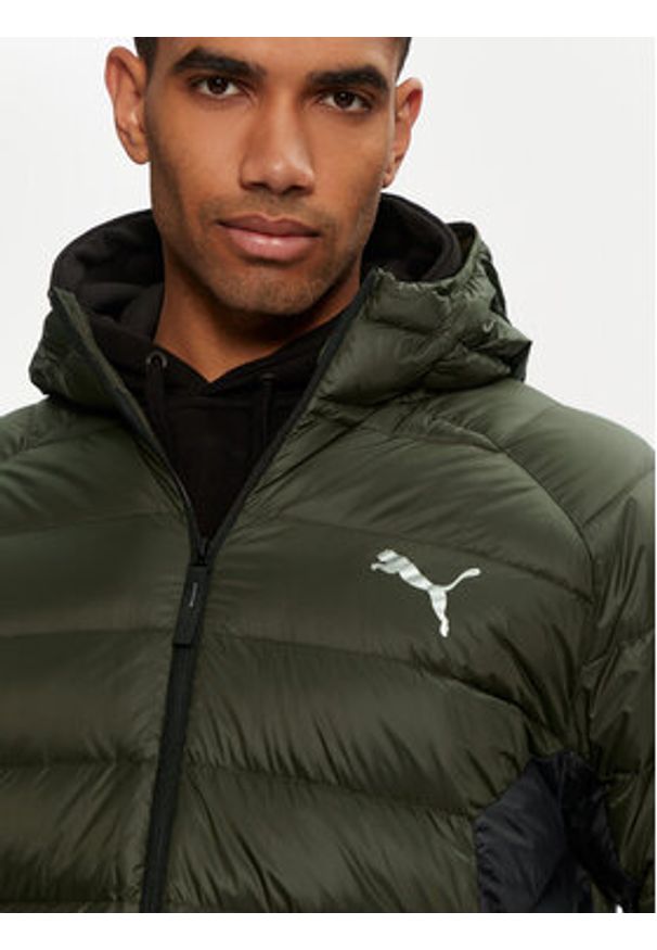 Puma Kurtka puchowa PackLITE 849355 Zielony Slim Fit. Kolor: zielony. Materiał: syntetyk