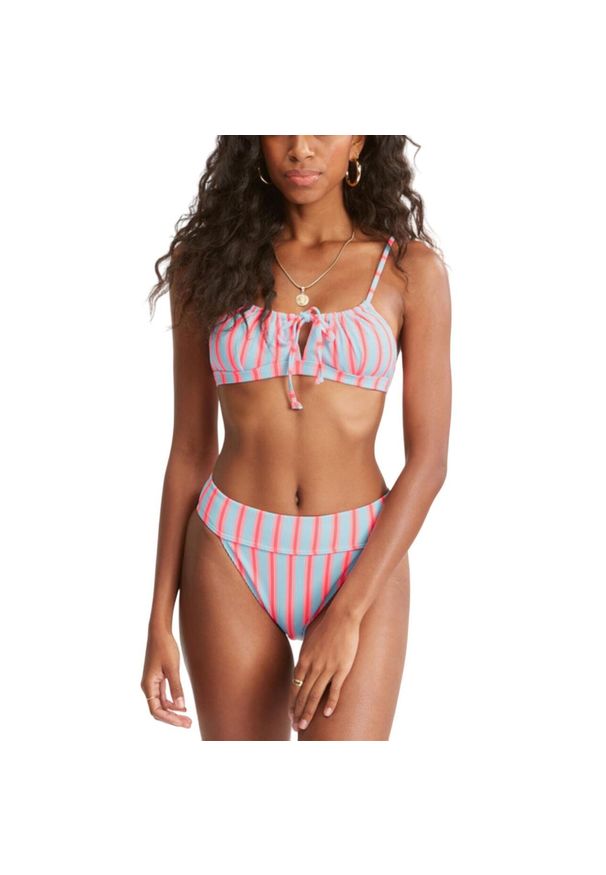 Góra od bikini Billabong Surf Stripe Coco Bralette. Kolor: niebieski