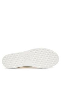 Calvin Klein Sneakersy Vulc Flatform Low Canvas Mg YW0YW01763 Écru. Materiał: materiał #2