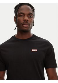 Hunter T-Shirt Tavish HARM0082251 Czarny Regular Fit. Kolor: czarny. Materiał: bawełna #3