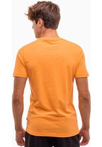 Koszulka sportowa męska Puma ESS Small Logo Tee. Kolor: pomarańczowy. Materiał: bawełna