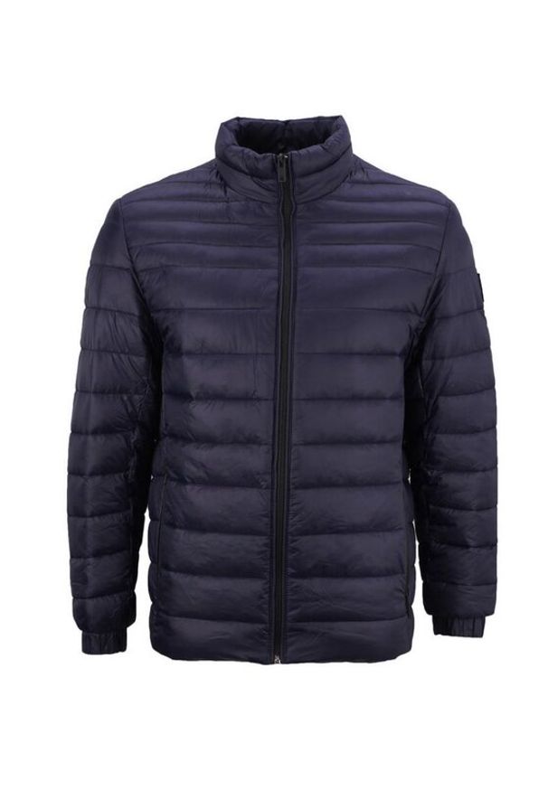 BOSS Kurtka przejściowa Oden2 50530822 Granatowy Slim Fit. Kolor: niebieski. Materiał: syntetyk
