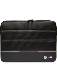 Plecak BMW Oryginalne Etui LAPTOP 16" BMW Sleeve Carbon Tricolor (BMCS16PUCARTCBK) czarne. Kolor: czarny