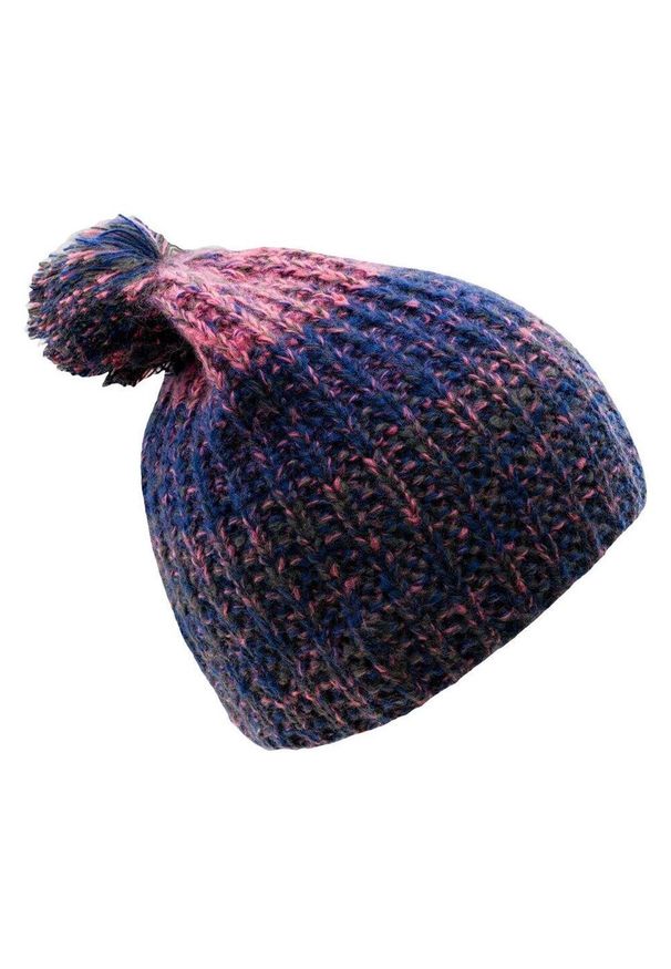 Hi-tec - Czapka Damska Ombre Hilma. Kolor: różowy, niebieski, wielokolorowy. Styl: sportowy
