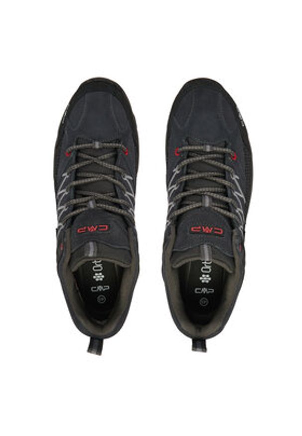 CMP Trekkingi Rigel Low 3Q13247 Czarny. Kolor: czarny. Materiał: zamsz, skóra. Sport: turystyka piesza