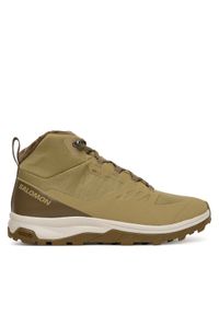 salomon - Salomon Trekkingi Outsnap Waterproof L47854000 Zielony. Kolor: zielony. Materiał: materiał. Sport: turystyka piesza