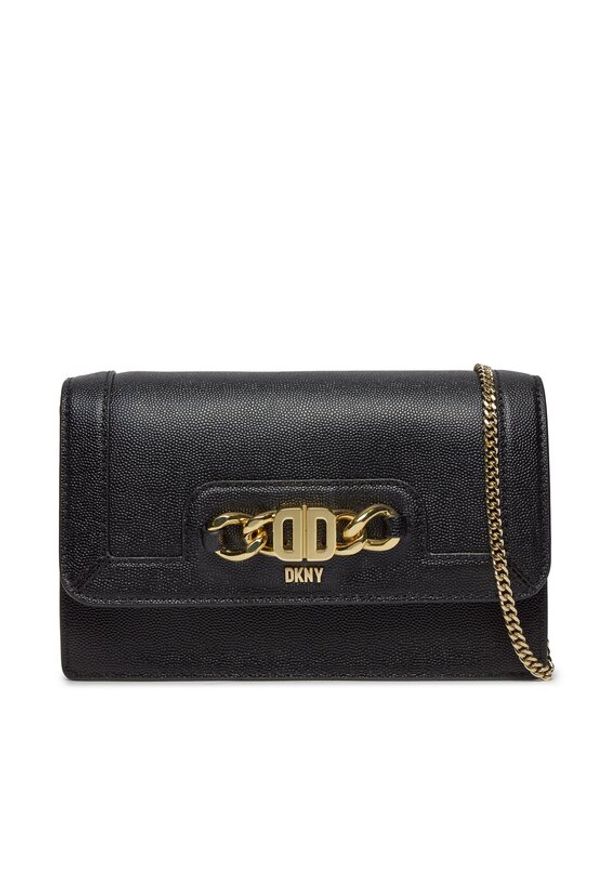 DKNY Torebka Valencia R34GHB35 Czarny. Kolor: czarny. Materiał: skórzane
