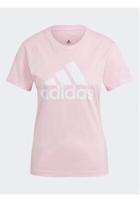 Adidas - adidas T-Shirt Essentials Logo GL0726 Różowy Regular Fit. Kolor: różowy. Materiał: bawełna #7