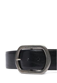 Weekend Max Mara Pasek Damski Clavier 2525506025600 Czarny. Kolor: czarny. Materiał: skóra #3
