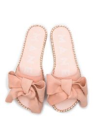 Manebi Espadryle Sandals With Bow W 1.4 J0 Różowy. Kolor: różowy. Materiał: zamsz, skóra #7