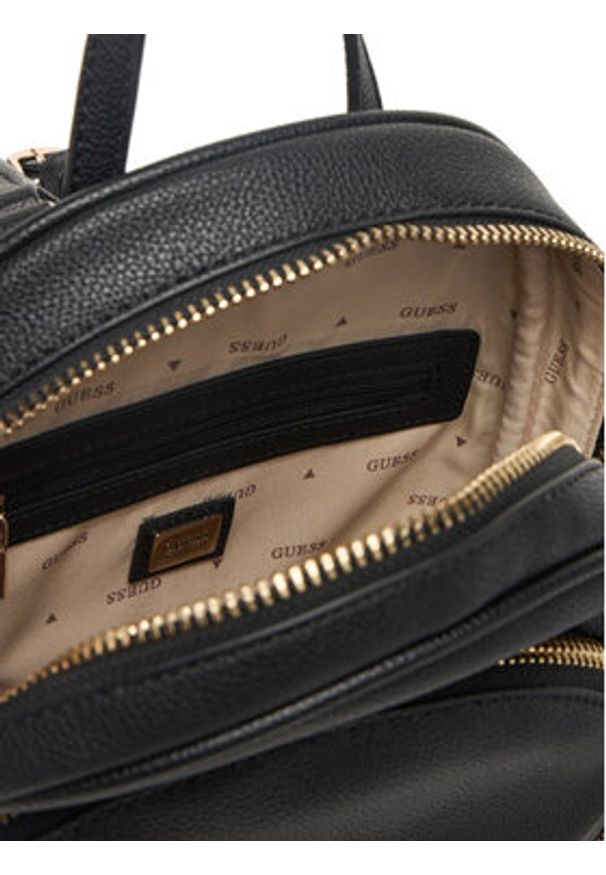 Guess Plecak Manhattan II HWBG71 18320 Czarny. Kolor: czarny. Materiał: skóra
