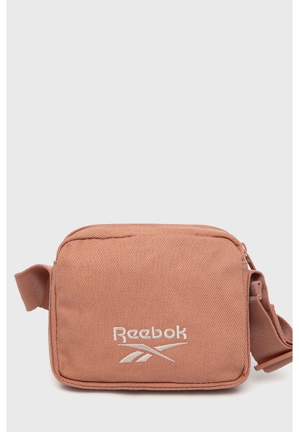 Reebok Classic saszetka kolor pomarańczowy. Kolor: pomarańczowy. Materiał: poliester, materiał. Wzór: aplikacja
