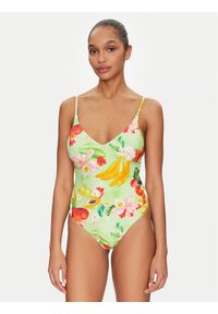 Seafolly Strój kąpielowy Tropique 11071-235 Zielony. Kolor: zielony. Materiał: syntetyk