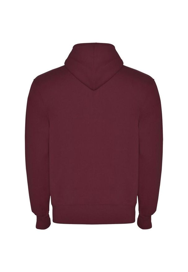 ROLY - Bluza Z Kapturem Dla Dorosłych Unisex Montblanc Z Pełnym Zamkiem Błyskawicznym. Typ kołnierza: kaptur. Kolor: czerwony