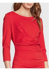 Rinascimento Sukienka koktajlowa CFC0110643003 Czerwony Regular Fit. Kolor: czerwony. Materiał: syntetyk. Styl: wizytowy #4