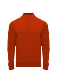 ROLY - Bluza Z Długim Rękawem Dla Dorosłych Unisex Epiro Quarter Zip. Kolor: czerwony. Długość rękawa: długi rękaw. Długość: długie